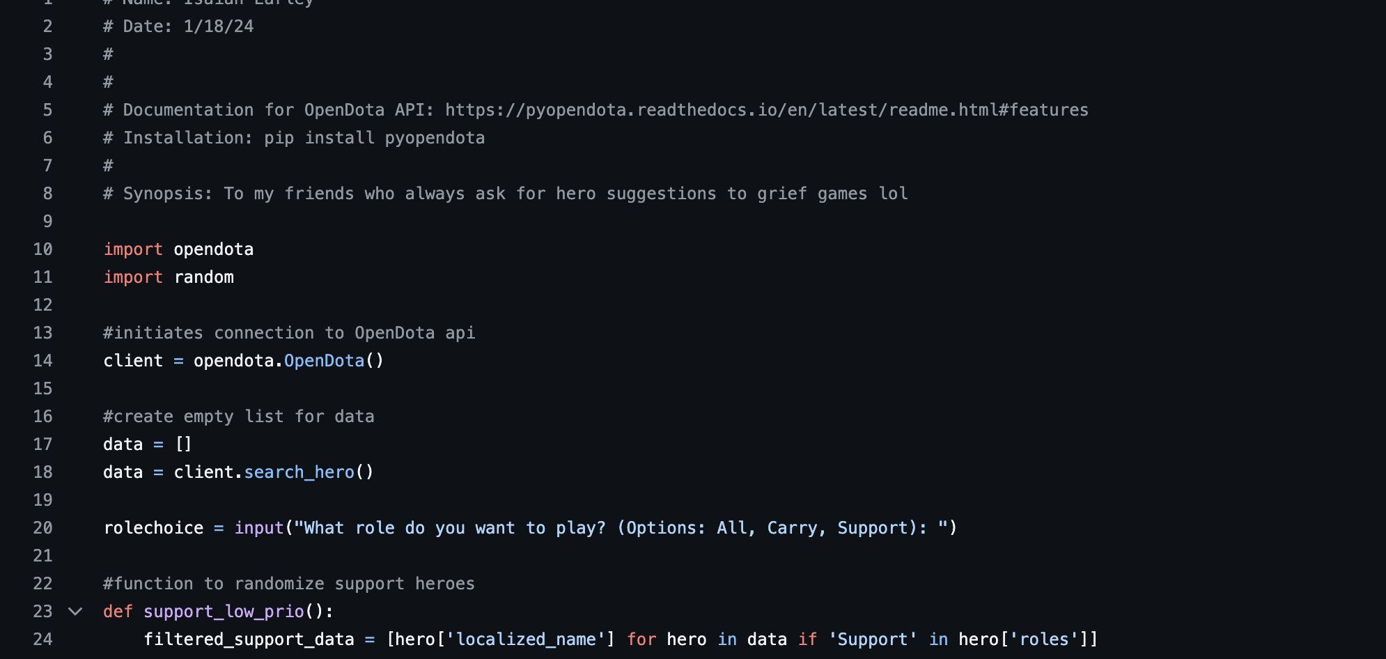 Dota 2 Hero Randomizer